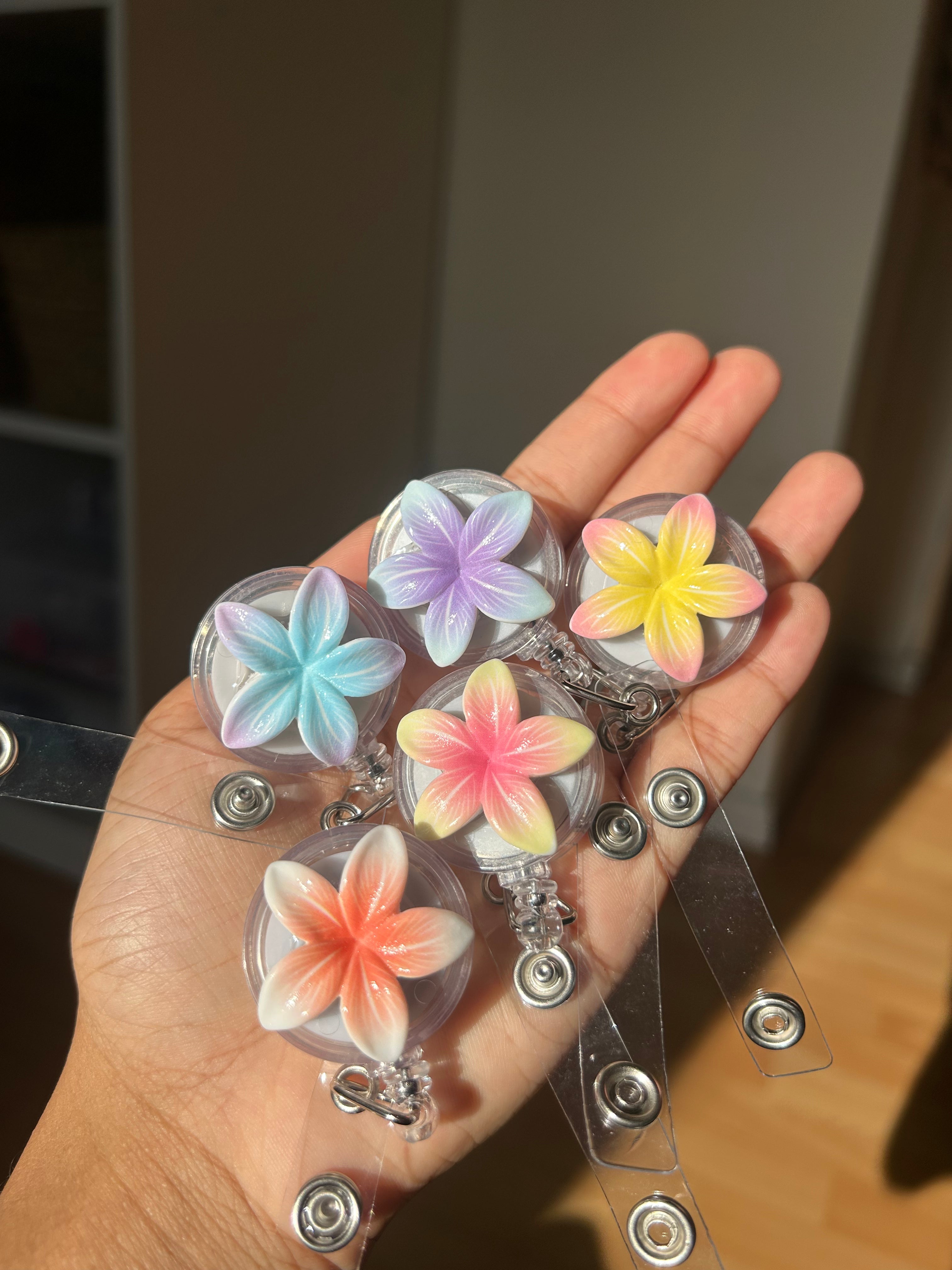 Mini Plumeria Badge Reels