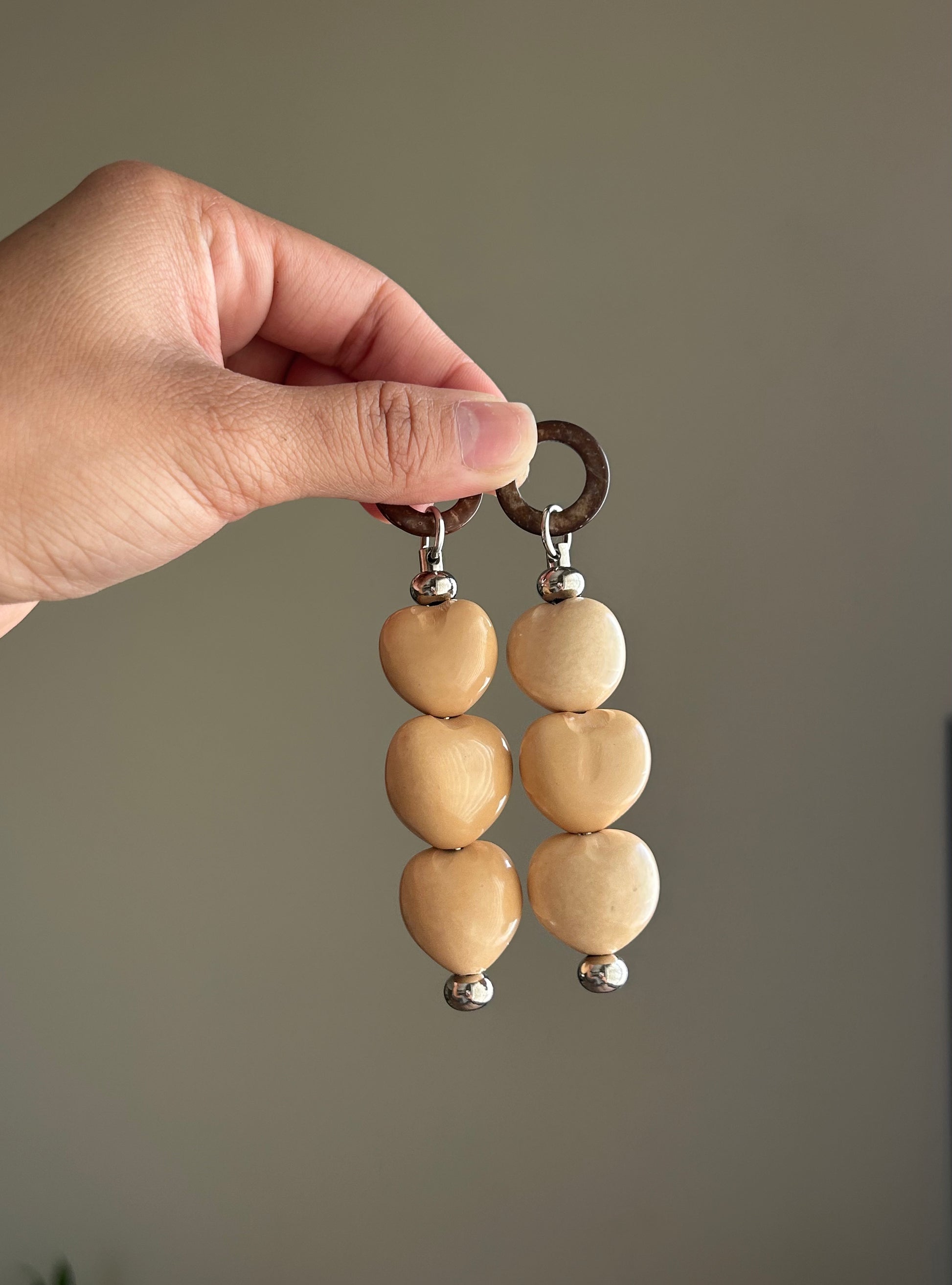 Natural Kukui Nut Keychain